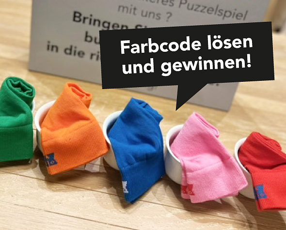 Late Night Shopping-Aktion Farbcode erraten bei Eck- Mode am Markt