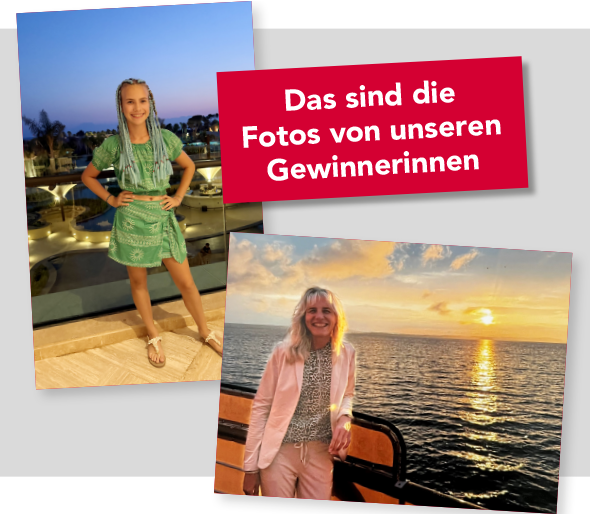 Unsere Gewinnerinnen bei der Urlaubsfoto-Aktion - bei Eck Mode am Markt in Kirchheim